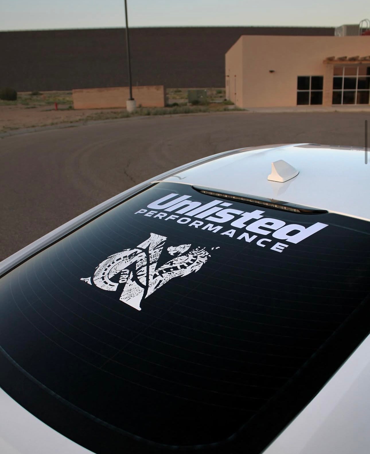 "UNLISTED PERFORMANCE" V1 DECAL