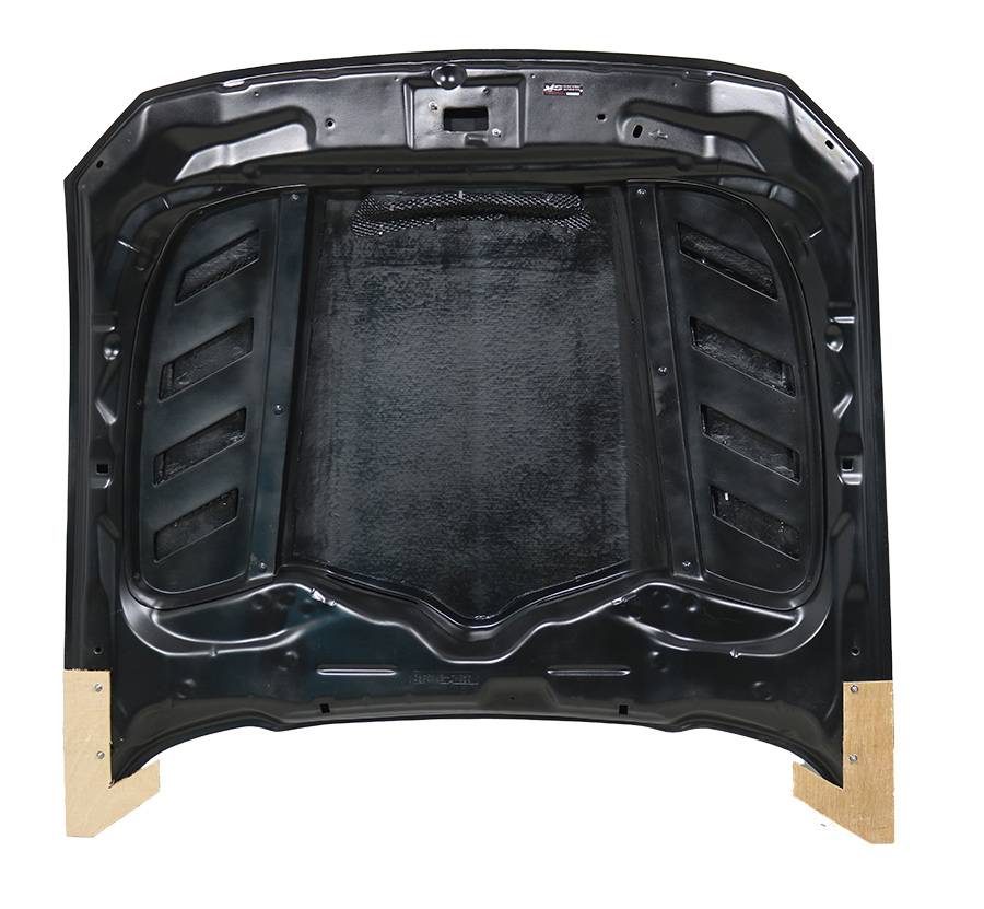 2015-2017 Ford Mustang Gloss Carbon Fiber Hood Terminator Aggressive Style