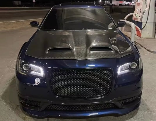 2015-2023 CHRYSLER 300 CARBON FIBER HOOD