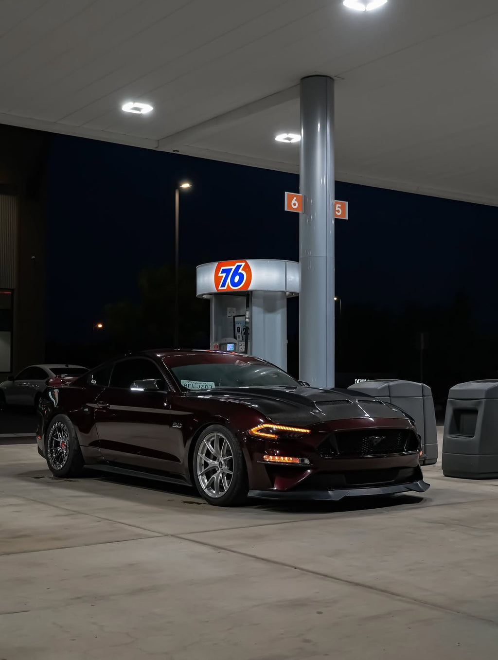 MUSTANG SUPER SNAKE CARBON FIBER HOOD