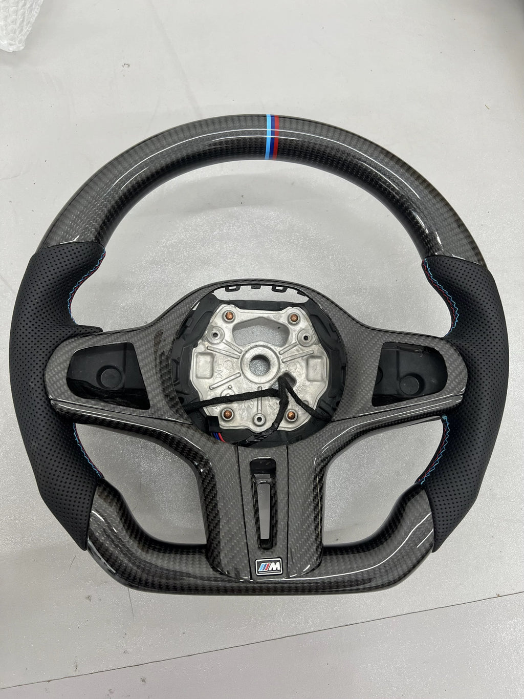 CUSTOM NON LED CARBON FIBER STEERING WHEEL