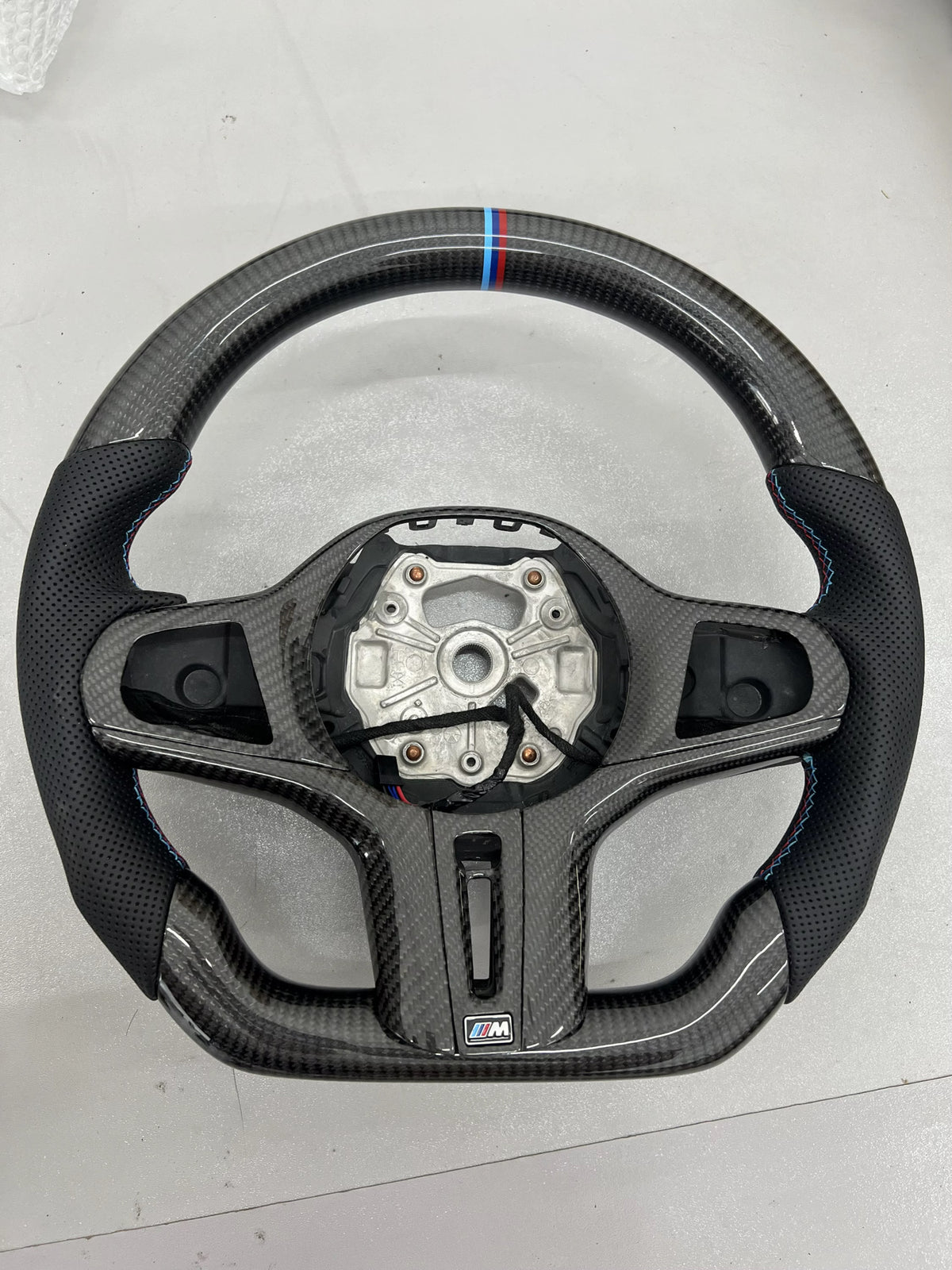 CUSTOM NON LED CARBON FIBER STEERING WHEEL