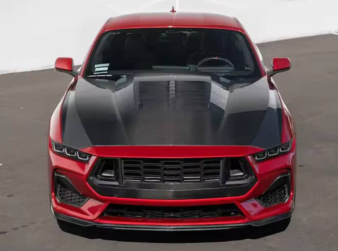 2024+ MUSTANG GT500 STYLE CARBON FIBER HOOD