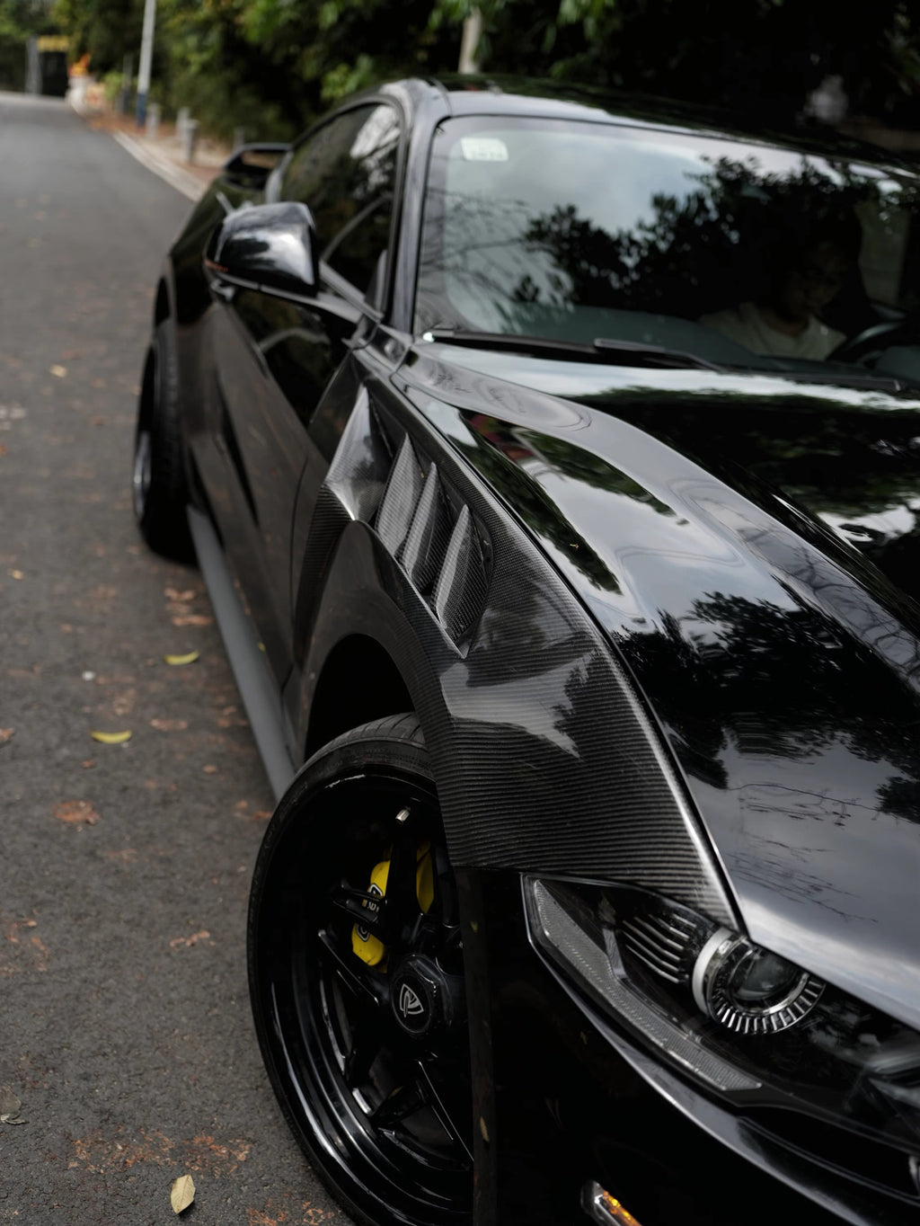 MUSTANG GTD CARBON FIBER FENDERS