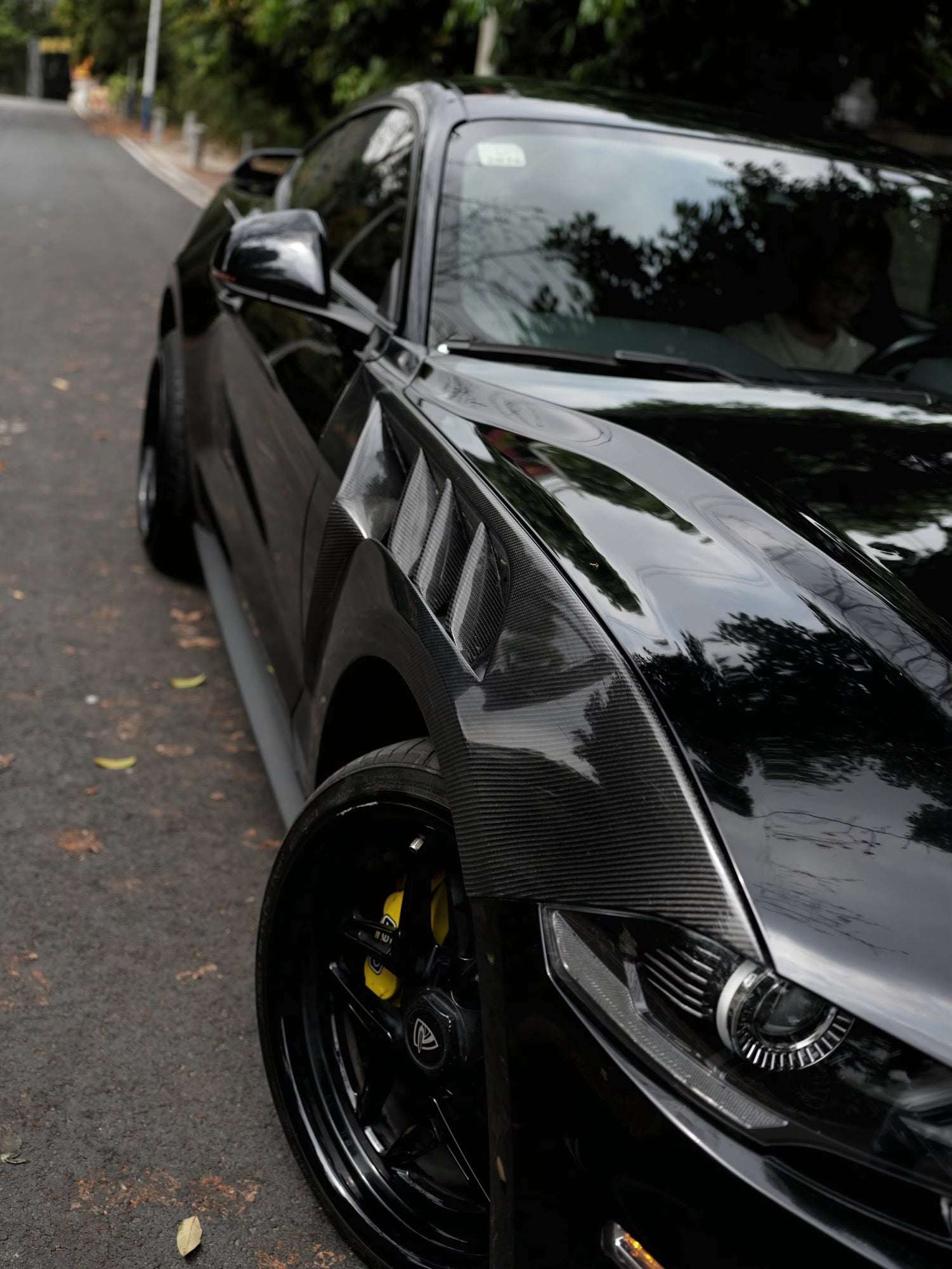 MUSTANG GTD CARBON FIBER FENDERS