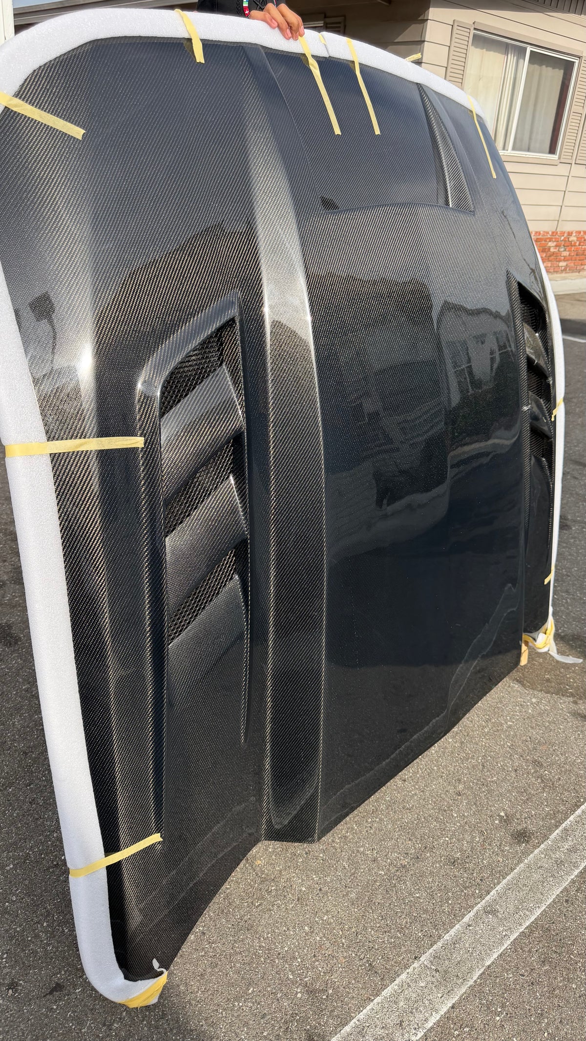 2024+ MUSTANG TERMINATOR CARBON FIBER HOOD (Damaged)