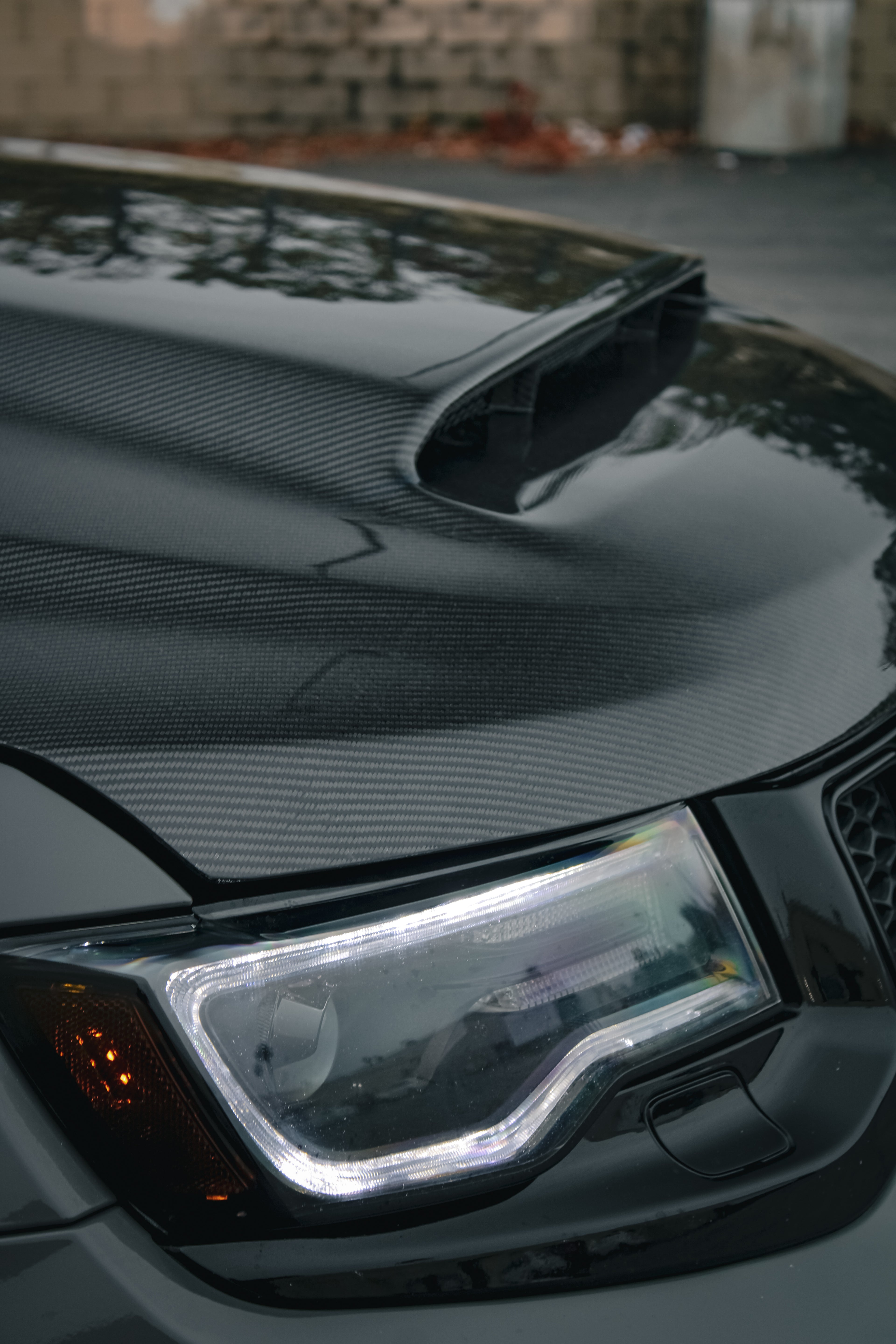 2011-2020 JEEP DEMON SINGLE VENT CARBON FIBER HOOD