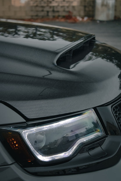 2011-2020 JEEP DEMON SINGLE VENT CARBON FIBER HOOD