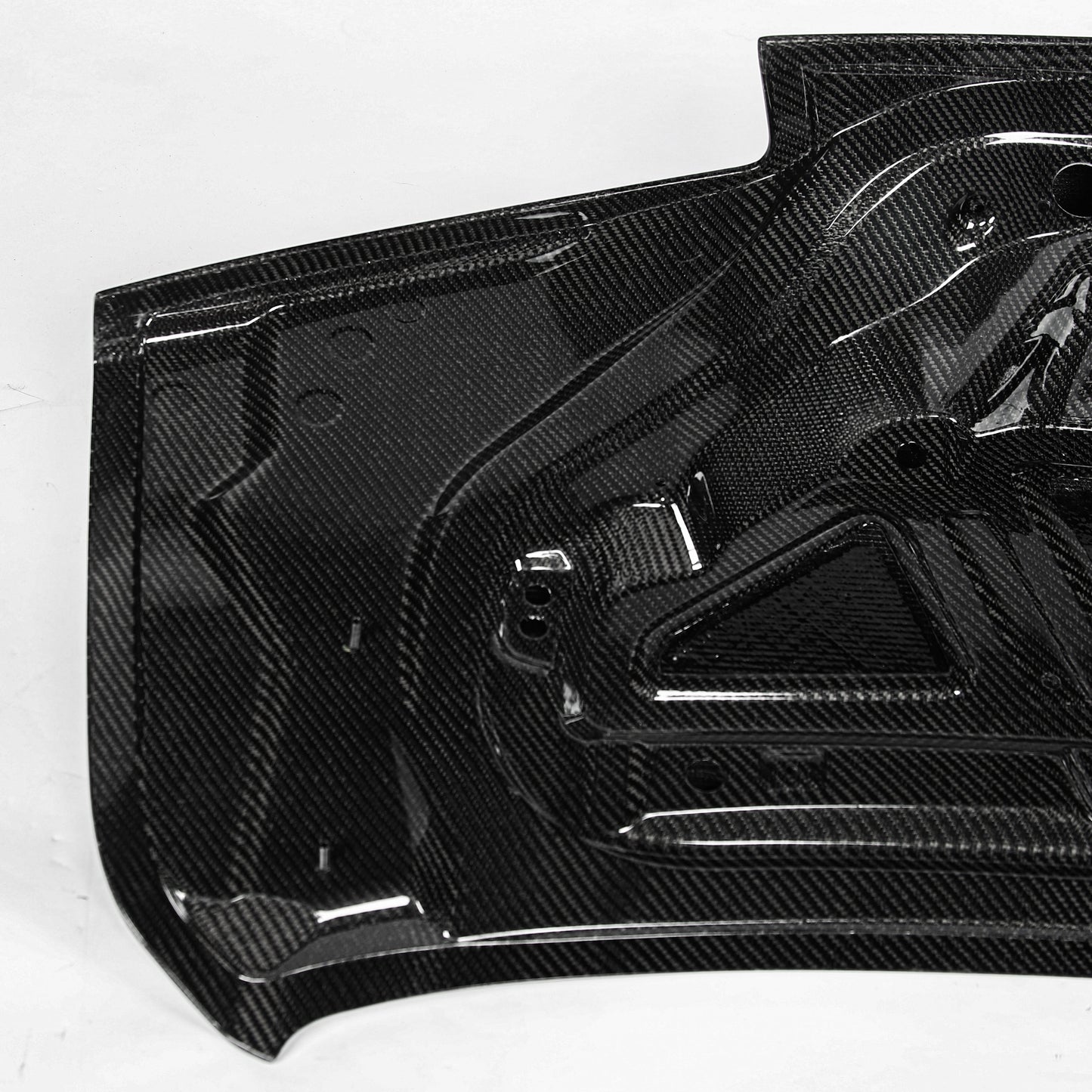 2016-2024 Camaro Type-X Double Sided Gloss Carbon Fiber Trunk W/ Integrated Spoiler