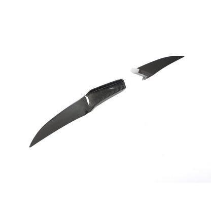 2010-2025 Chevy Camaro 1LE Canards Track Package Double Sided Gloss Carbon Fiber