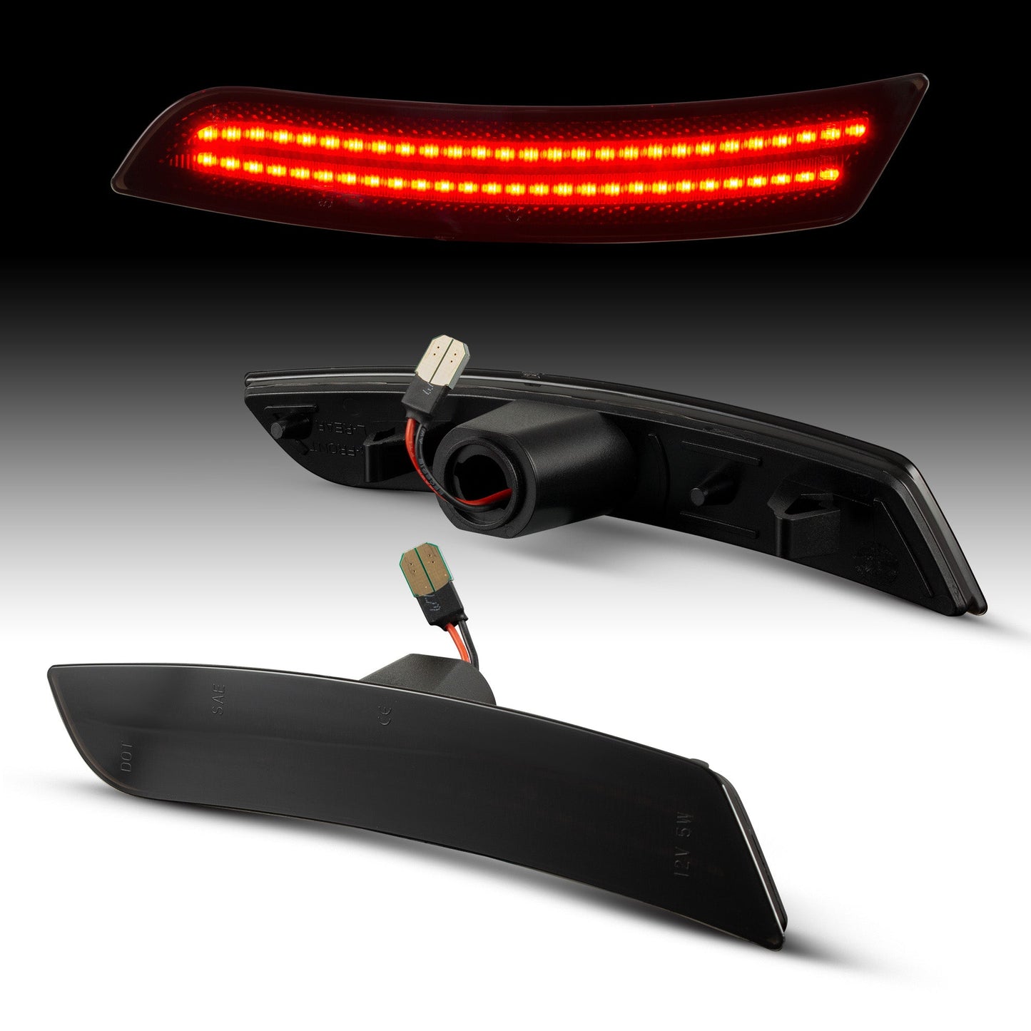 2016-2025 Chevrolet Camaro Smoked LED Side Markers (SET) (SMOKED)