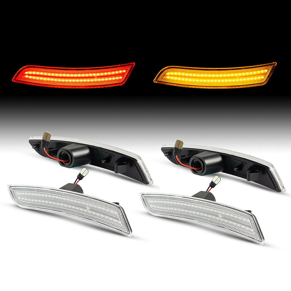 2016-2025 Chevrolet Camaro Clear LED Side Markers (SET)(CLEAR)