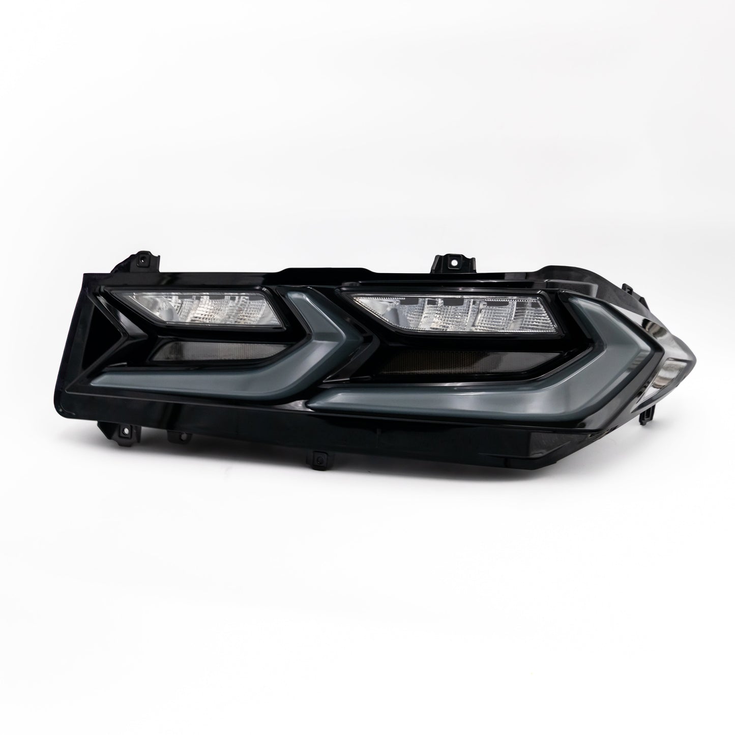 2020-2026 Corvette C8 Euro Smoke Style LED Taillights Amber Sequential Pair