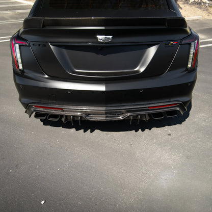 2022-2025 Cadillac CT5-V Blackwing Type-ST Carbon Fiber Rear Diffuser