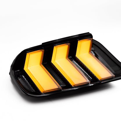 2015-2023 Mustang S550 Euro Taillights S650 Style RGB (Clear/Smoked)