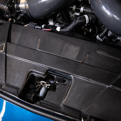 2024 + Ford Mustang S650 Carbon Fiber Radiator Cover