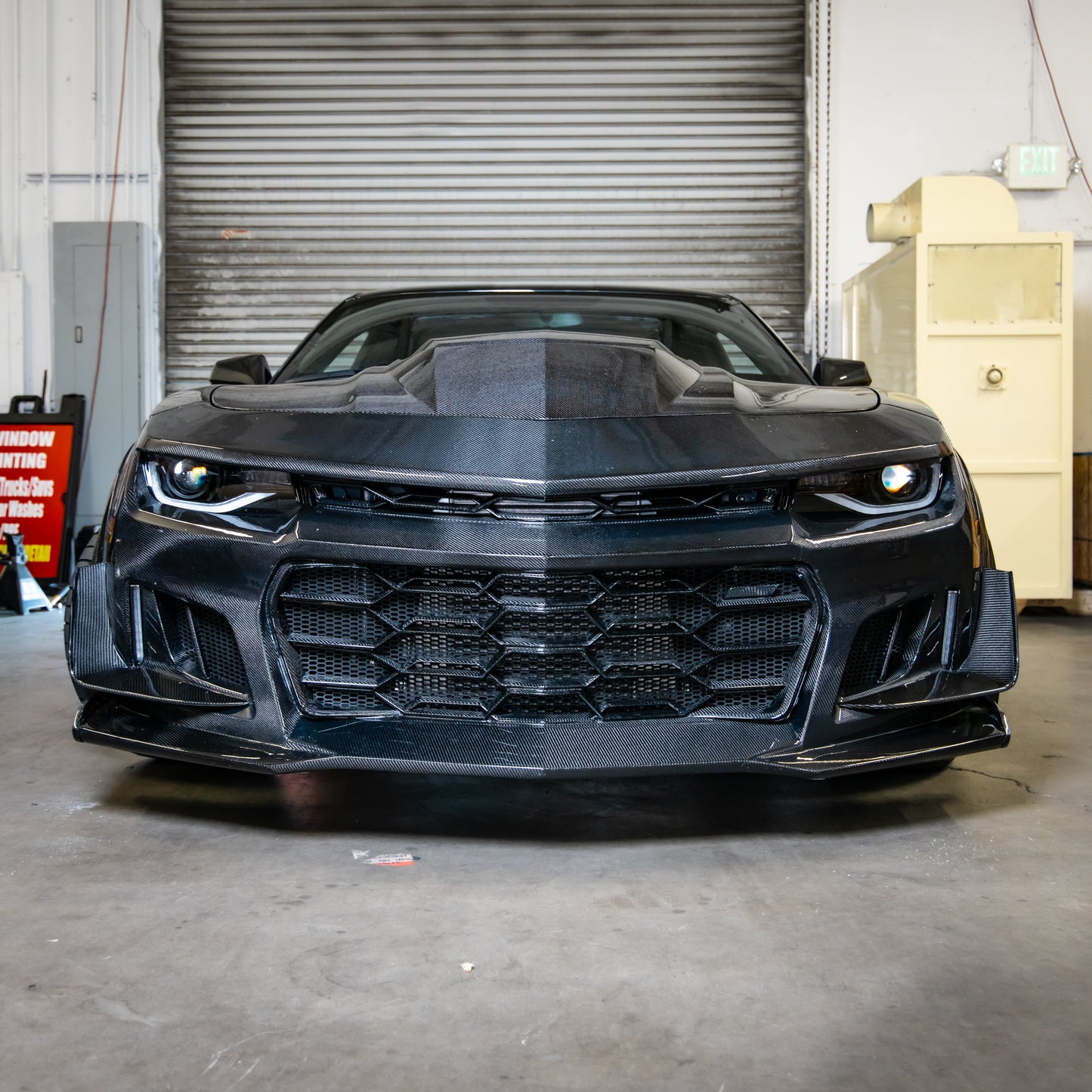 2010-2025 Chevy Camaro 1LE Canards Track Package Double Sided Gloss Carbon Fiber