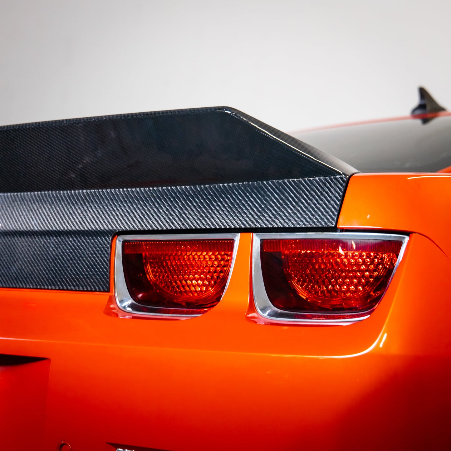 2010-2013 Camaro Type-X Double Sided Gloss Carbon Fiber Trunk W/ Integrated Spoiler