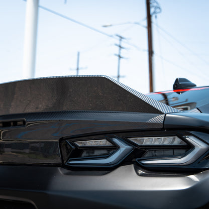 2016-2024 Camaro Type-X Double Sided Gloss Carbon Fiber Trunk W/ Integrated Spoiler