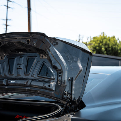 2016-2024 Camaro Type-X Double Sided Gloss Carbon Fiber Trunk W/ Integrated Spoiler