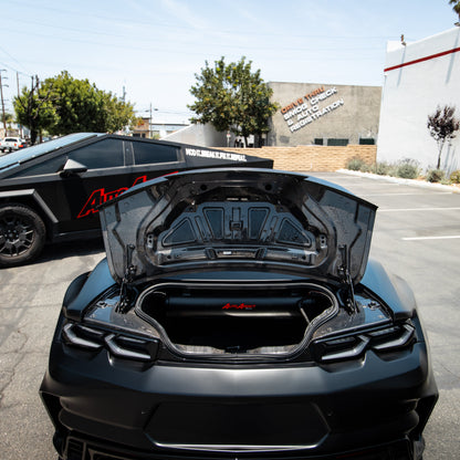 2016-2024 Camaro Type-X Double Sided Gloss Carbon Fiber Trunk W/ Integrated Spoiler