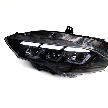 2018-2023 Ford Mustang Projector Headlights S650 Style LED Amber Sequential Turn Signals