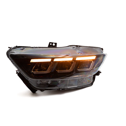 2015-2017 Ford Mustang Projector Headlights S650 Style LED Amber Sequential Turn Signals