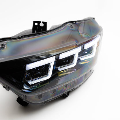 2015-2017 Ford Mustang Projector Headlights S650 Style LED Amber Sequential Turn Signals