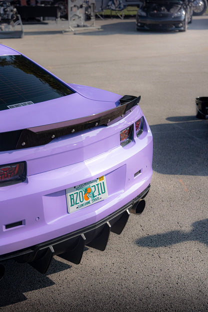 2010-2013 Chevy Camaro Evo Style Shark Fins Rear Diffuser Quad/Single Tips
