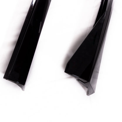2010-2015 Chevy Camaro Evo Style Gloss Black Side Skirt Rockers