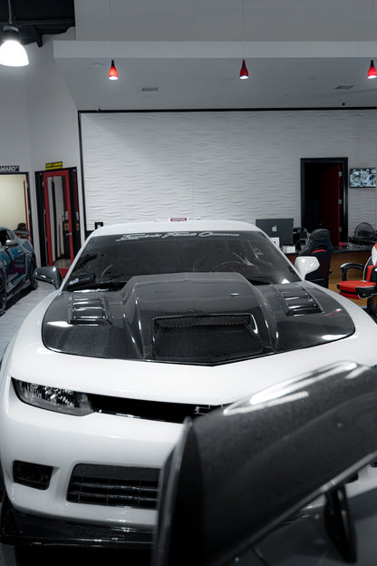 2010-2015 Chevy Camaro Carbon Fiber Mirror Caps Replacement Pair