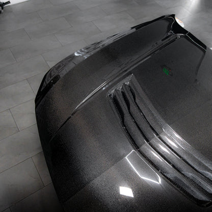 2022-2024 Cadillac CT5-V / Blackwing Type-SV Double Sided Gloss Carbon Fiber Hood