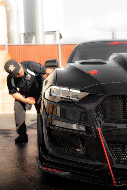 2018-2023 Ford Mustang Projector Headlights S650 Style LED Amber Sequential Turn Signals