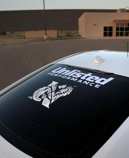 "UNLISTED PERFORMANCE" V1 DECAL