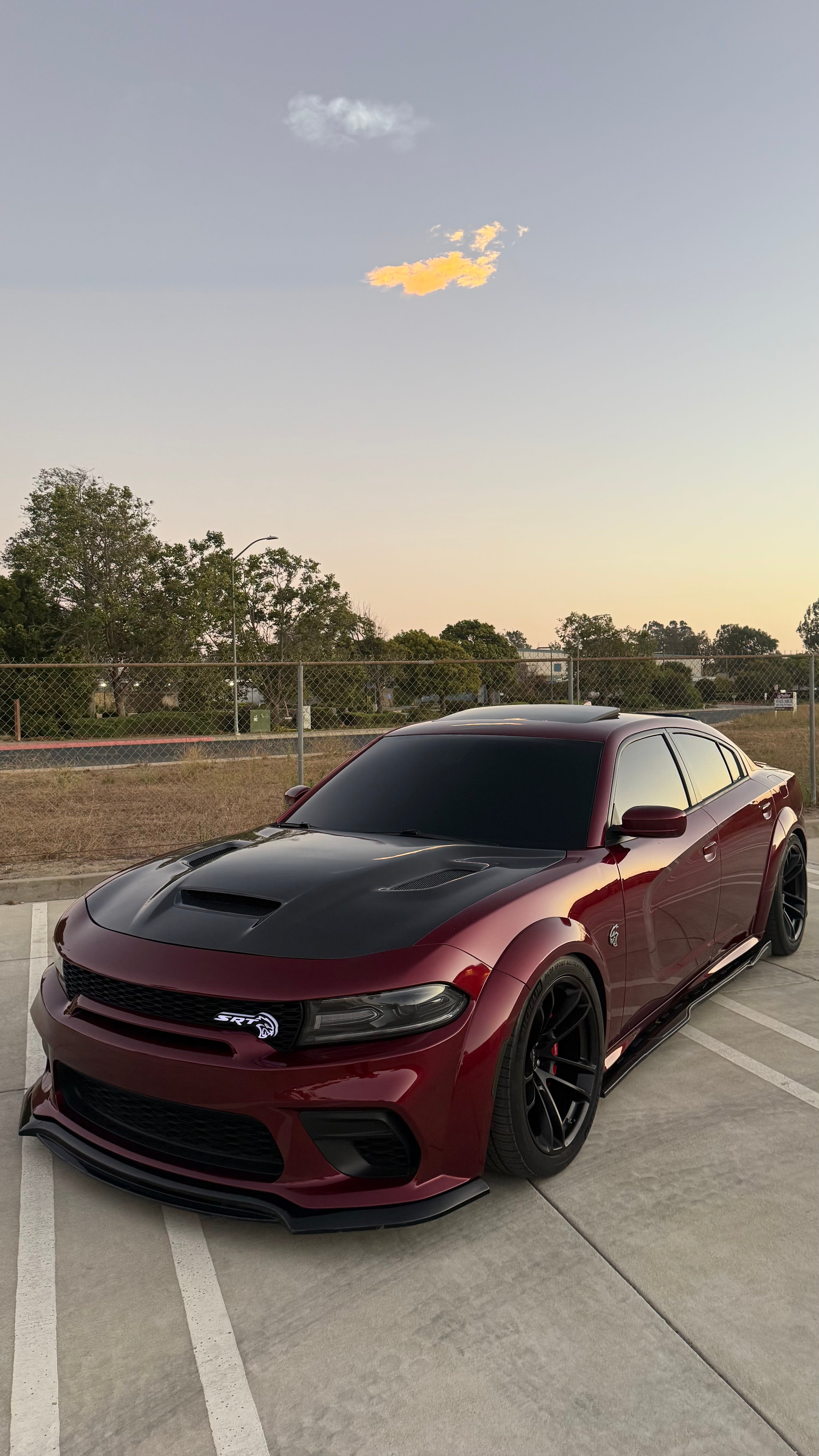 2015–2024 DODGE CHARGER HELLCAT JAILBREAK STYLE CARBON FIBER HOOD