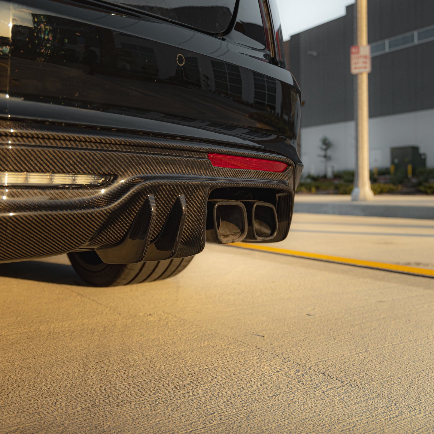 2022-2025 Cadillac CT5-V Blackwing Type-ST Carbon Fiber Rear Diffuser