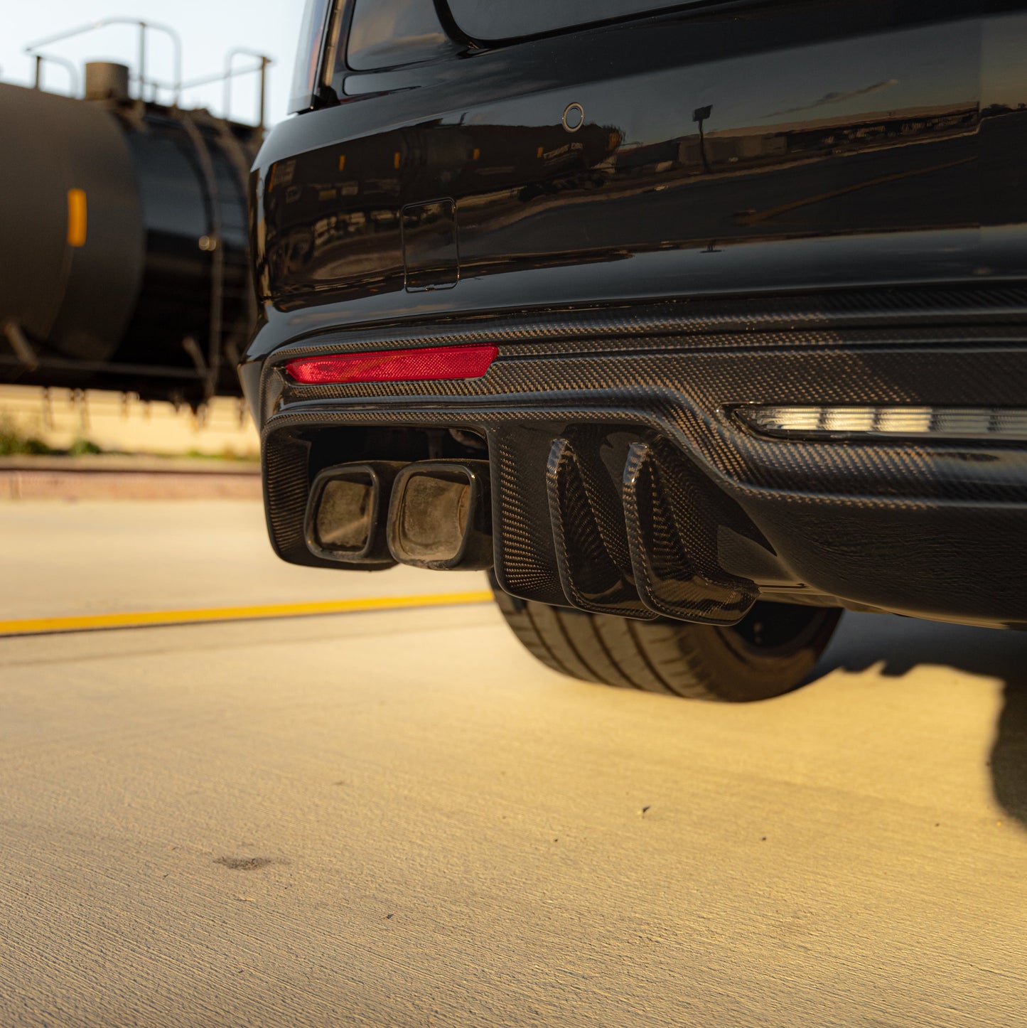 2022-2025 Cadillac CT5-V Blackwing Type-ST Carbon Fiber Rear Diffuser