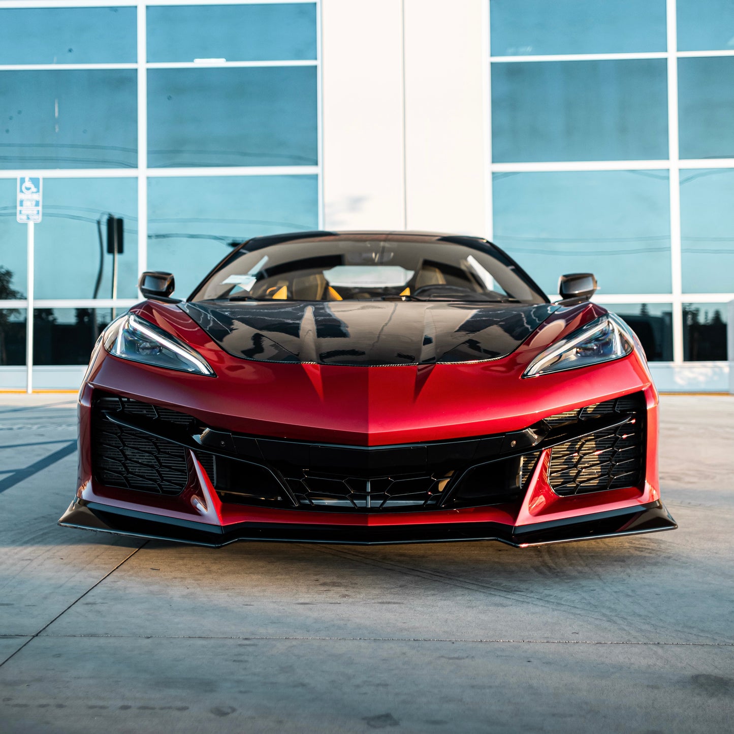 2020-2024 Corvette C8 Stingray Z06 Track Package 15pcs Full Conversion Front Bumper Body Kit