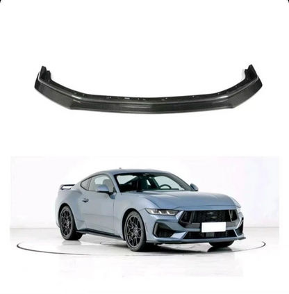2024 MUSTANG CARBON FIBER FRONT SPLITTER