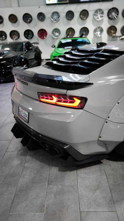 2016-2018 Chevy Camaro Smoke Stryker LED Taillights Sequential Turn Signals