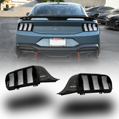 2024-2025 Mustang S650 Euro Style Taillights Amber Turn Signal Sequential