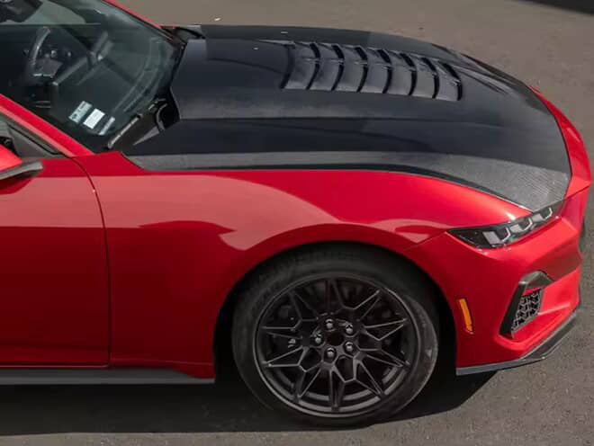 2024+ MUSTANG GT500 STYLE CARBON FIBER HOOD