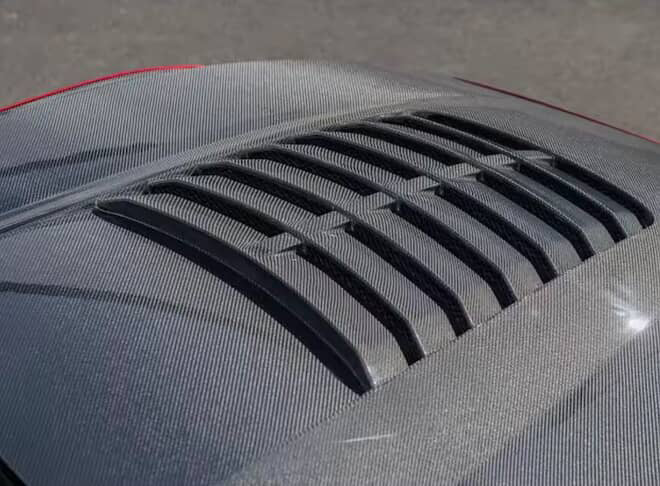 2024+ MUSTANG GT500 STYLE CARBON FIBER HOOD