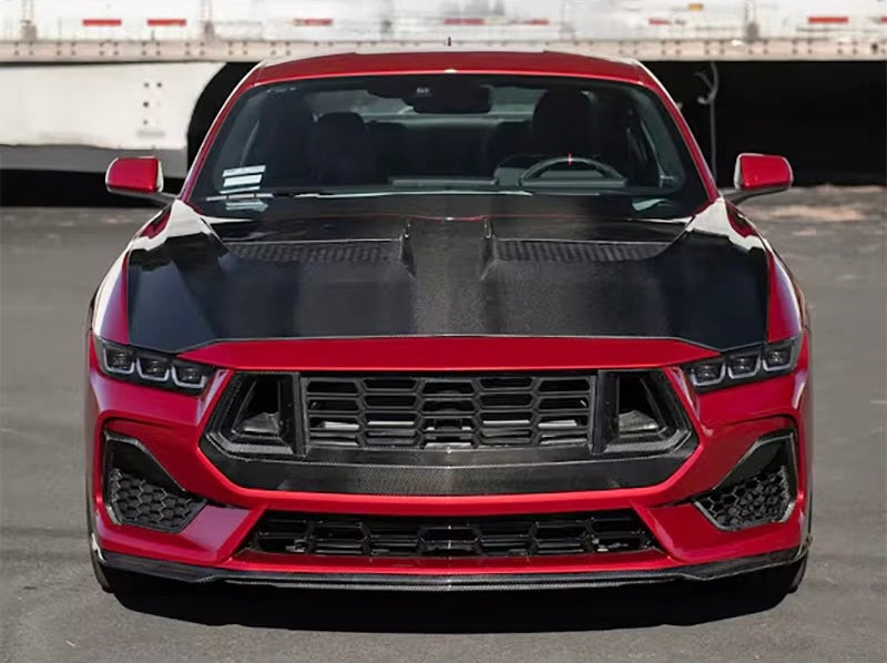2024+ MUSTANG GTD CARBON FIBER HOOD