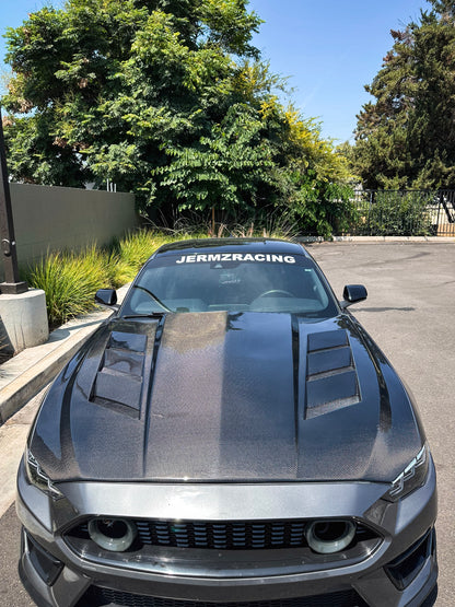 MUSTANG AMS CARBON FIBER HOOD