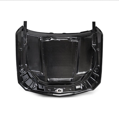 2020-2024 Cadillac CT5 / V-Blackwing Type-Terminator Double Sided Gloss Carbon Fiber Hood