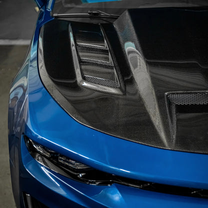 2016-2025 Chevy Camaro Terminator Full Carbon Fiber Hood