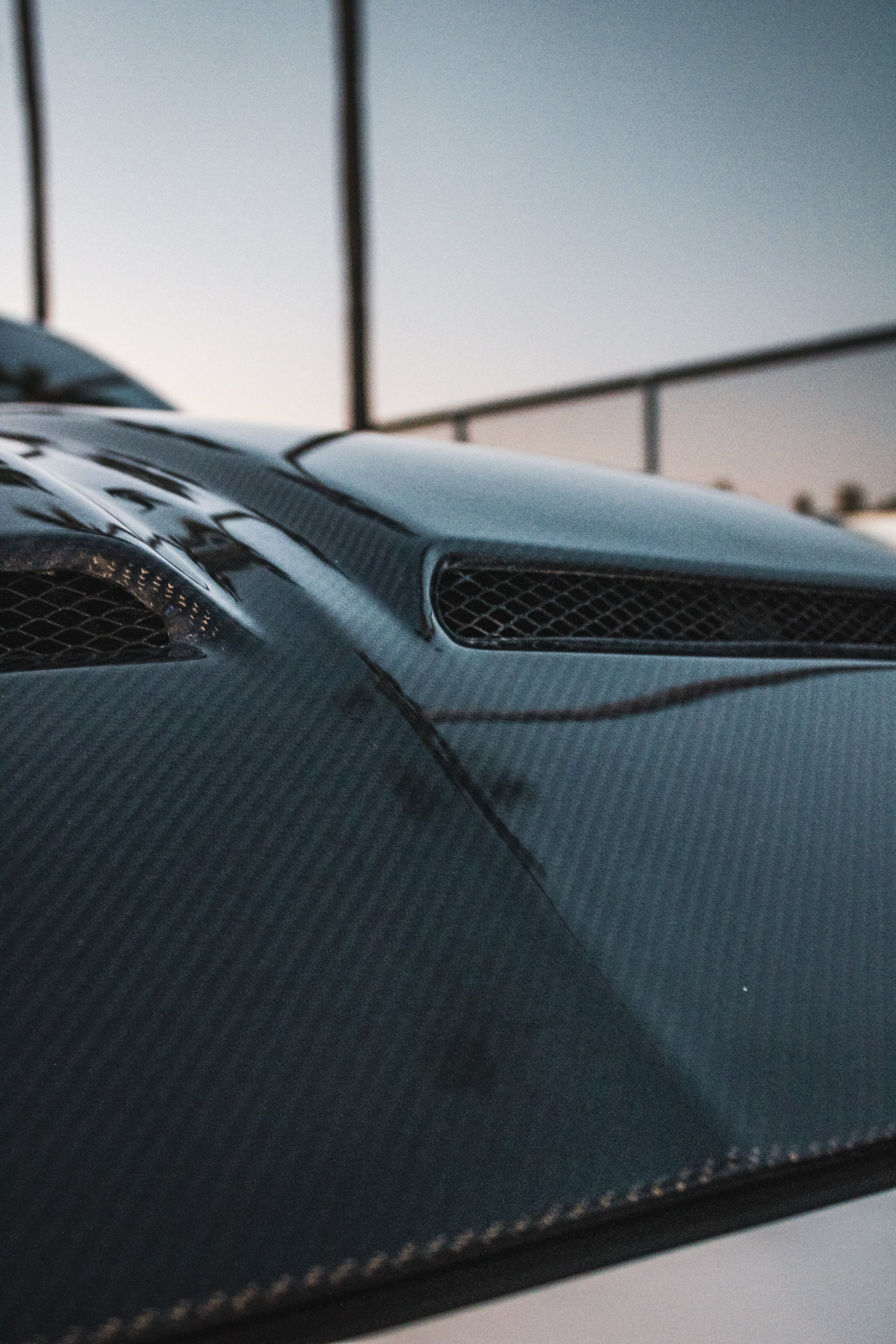 MUSTANG SUPER SNAKE CARBON FIBER HOOD