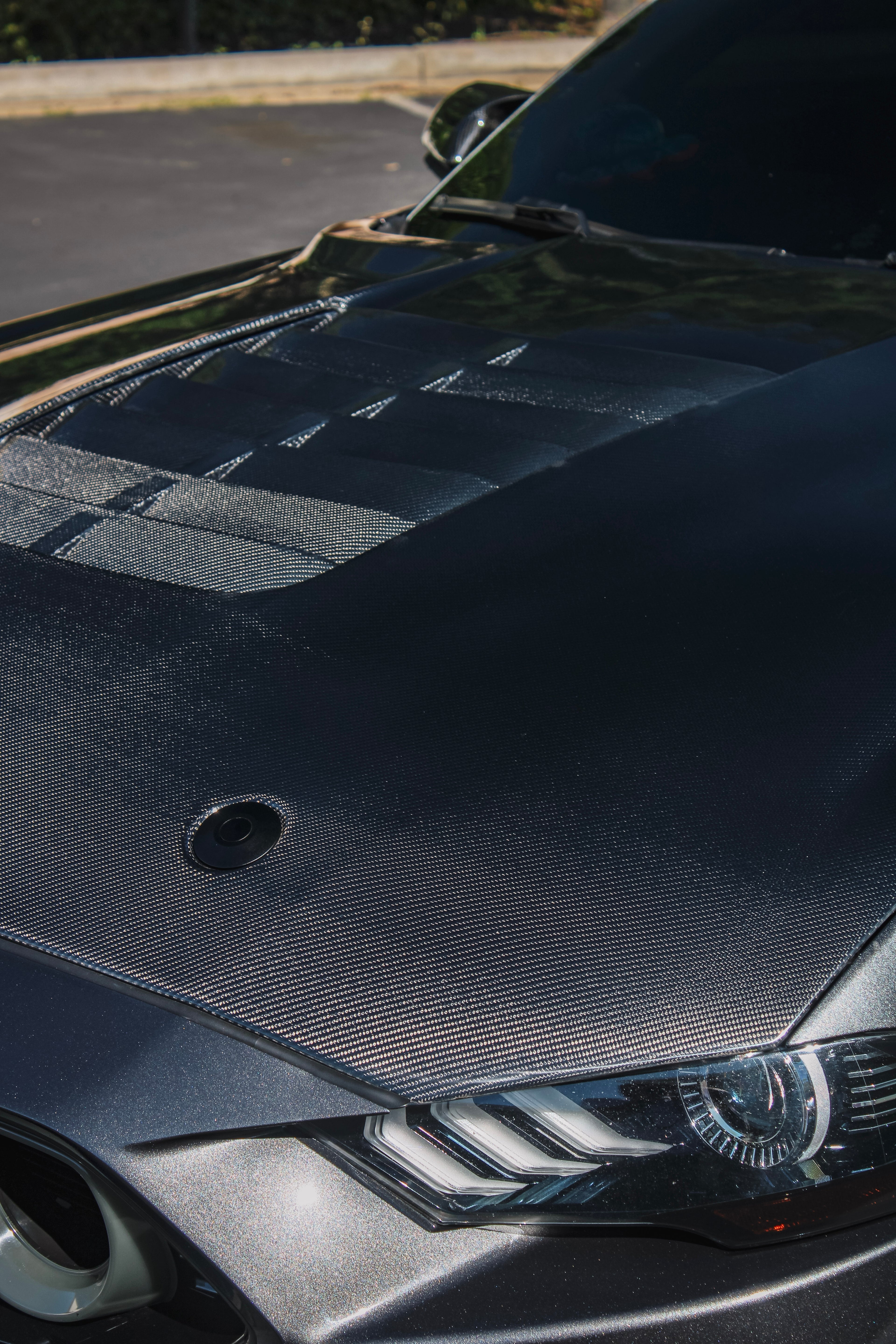 MUSTANG GT500 CARBON FIBER HOOD