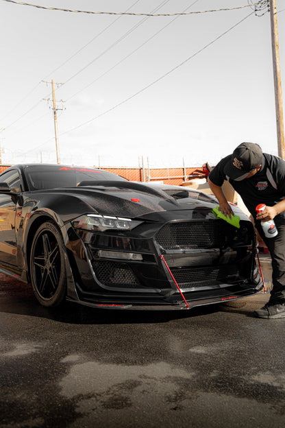 2018-2023 Ford Mustang Projector Headlights S650 Style LED Amber Sequential Turn Signals